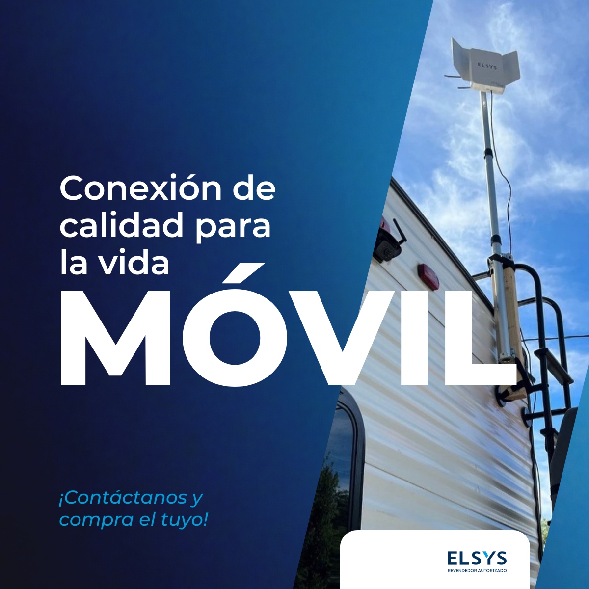 Antena Internet Rural Elsys Amplimax - Kit Avanzado con Teléfono