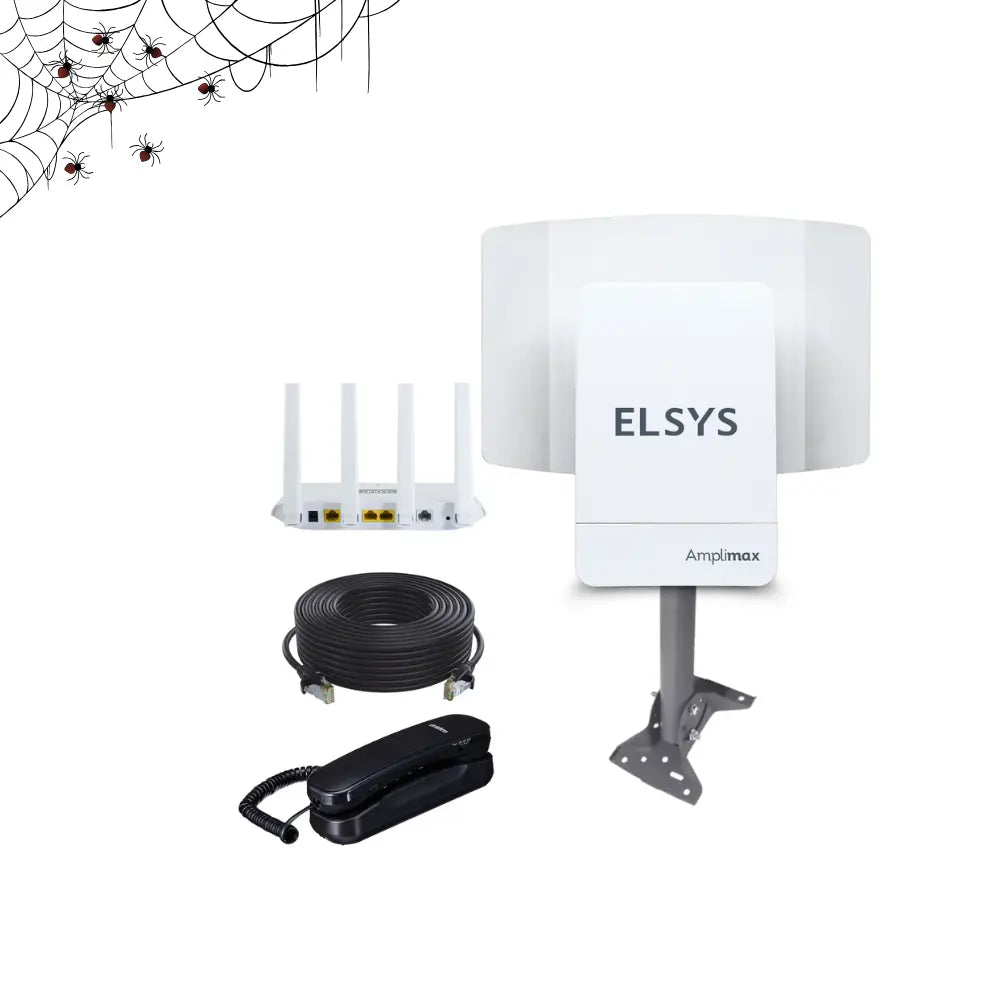 Antena Internet Rural Elsys Amplimax - Kit Avanzado con Teléfono