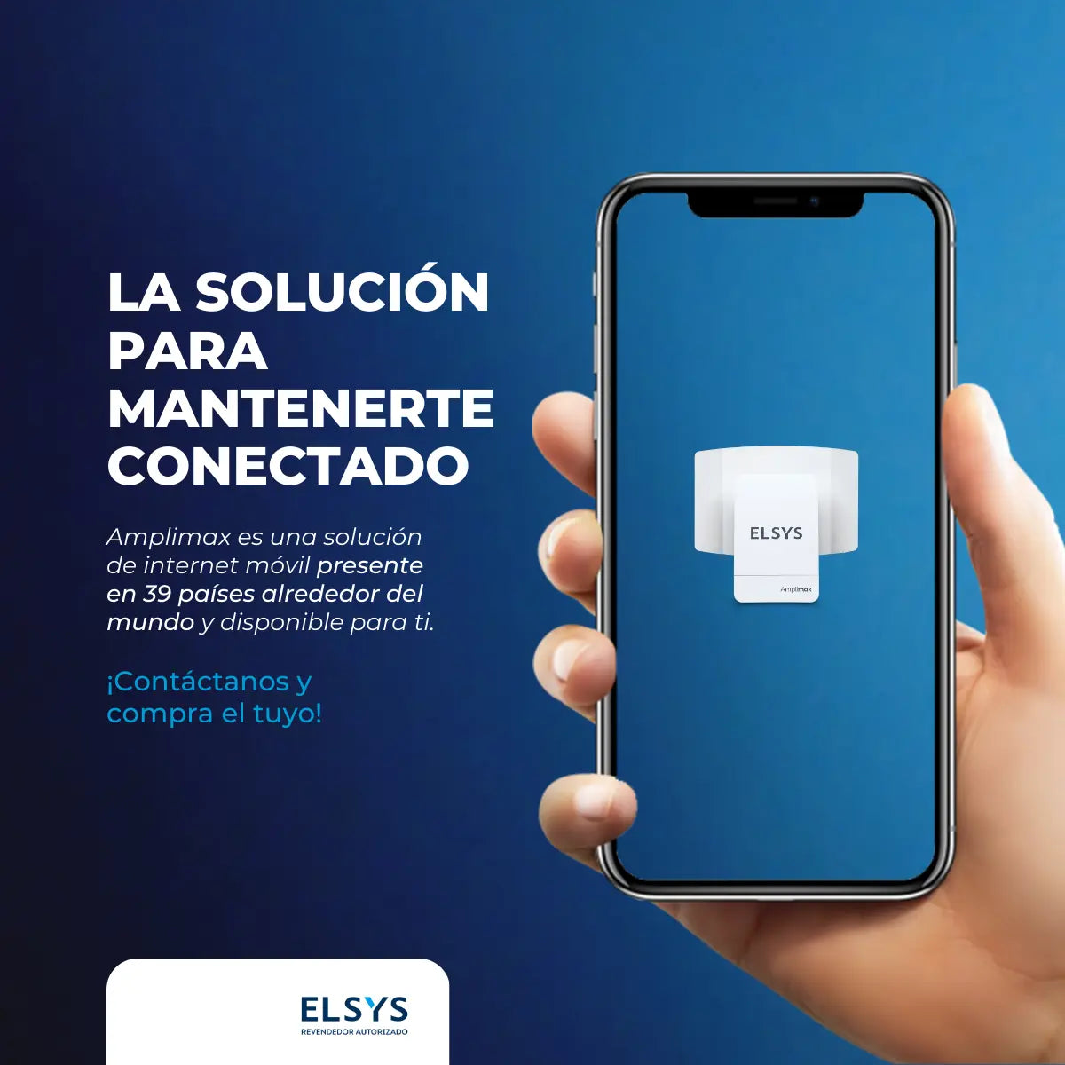 Antena Internet Rural Elsys Amplimax - Kit Avanzado