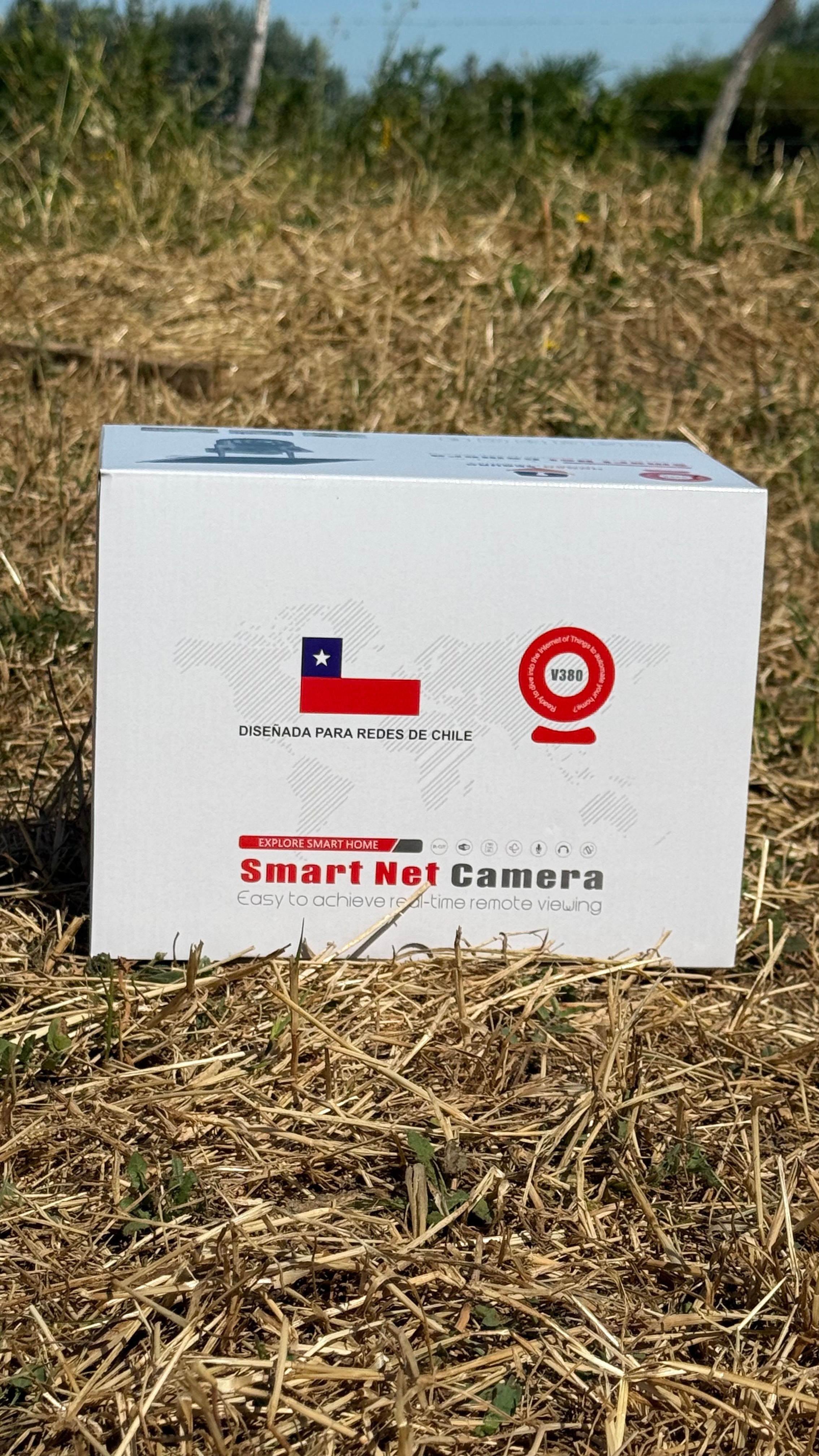 Cámara Solar Doble Lente Con Chip Compatible Con Redes Móviles De Chile