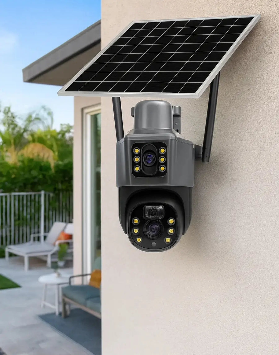 Cámara solar instalada en parcela