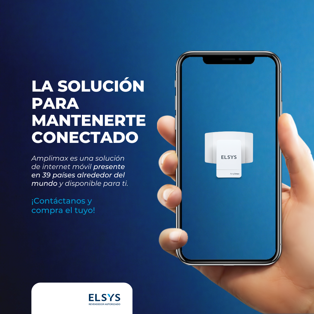 Antena Internet Rural Elsys Amplimax - Kit Estándar