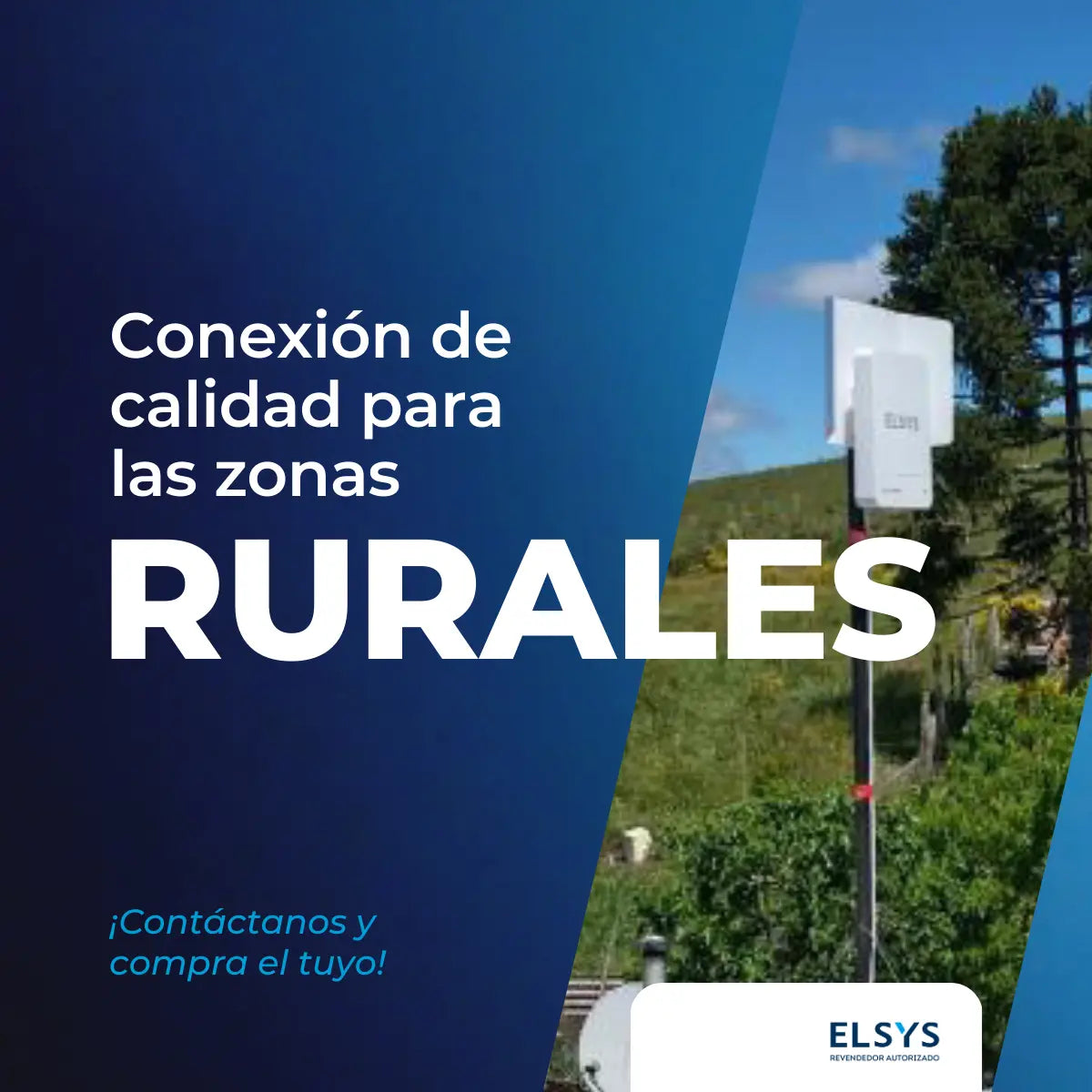 Antena Internet Rural Elsys Amplimax - Kit Avanzado