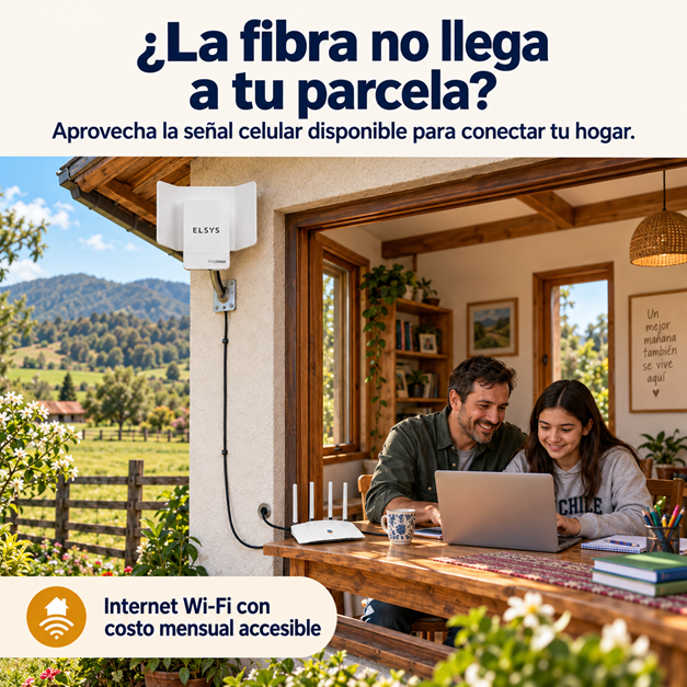 Antena Internet Rural Elsys Amplimax - Kit Avanzado