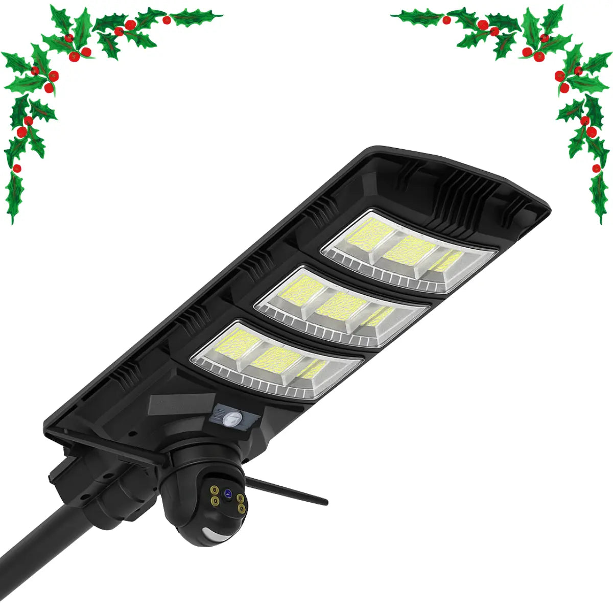 Foco Solar Con Camara De Vigilancia Todo En Uno