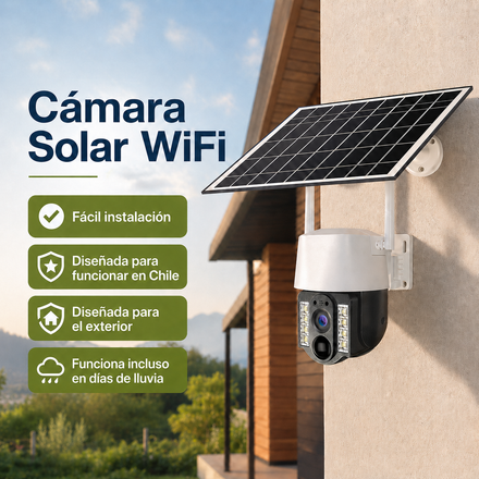 Cámara Solar WiFi 1 Lente