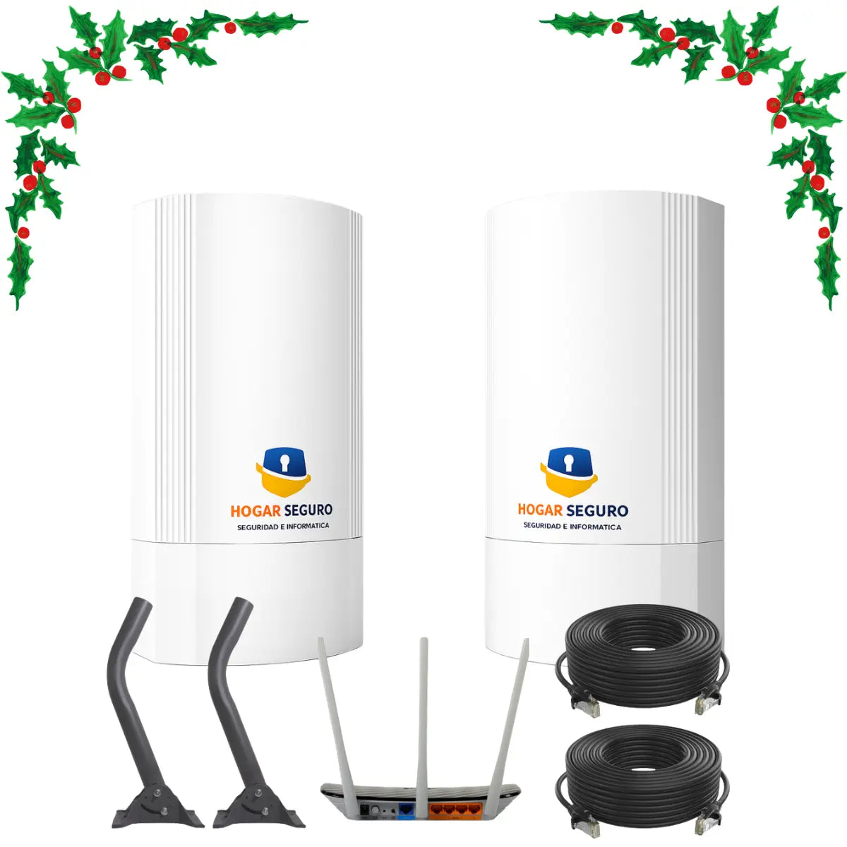 Kit Enlace Punto a Punto 5KM hasta 400 Mbps