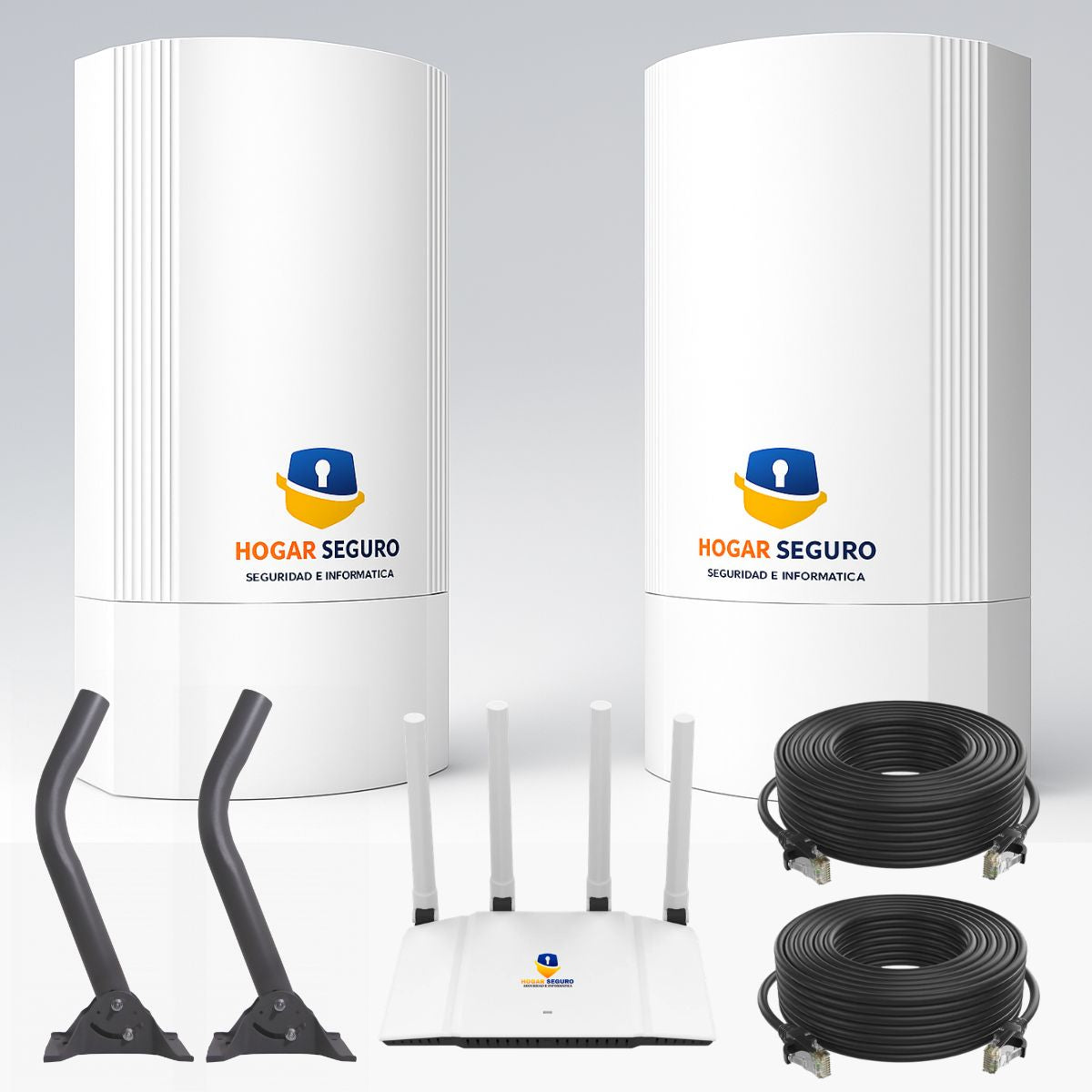Kit Enlace Punto a Punto 2KM hasta 100 Mbps
