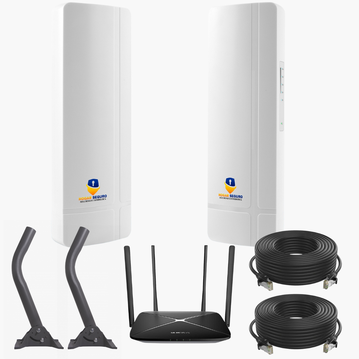 Kit Enlace Punto a Punto 5KM hasta 400 Mbps