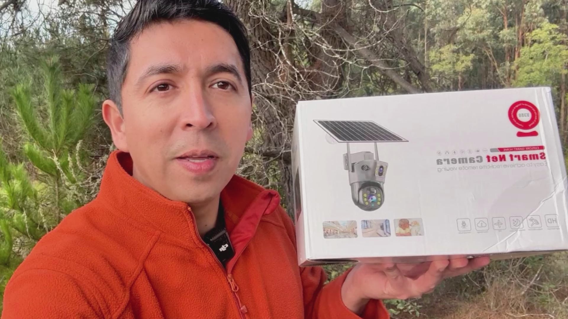 Cámara Solar Doble Lente Con Chip Compatible Con Redes Móviles De Chile