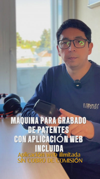Maquina Impresora Para Grabado De Patentes Incluye Aplicación Web Ilimitada